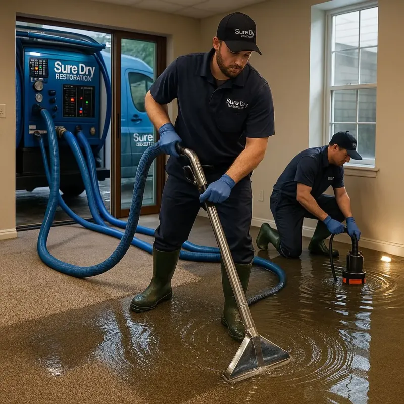 Water Extraction and Removal process in Tawas City, MI